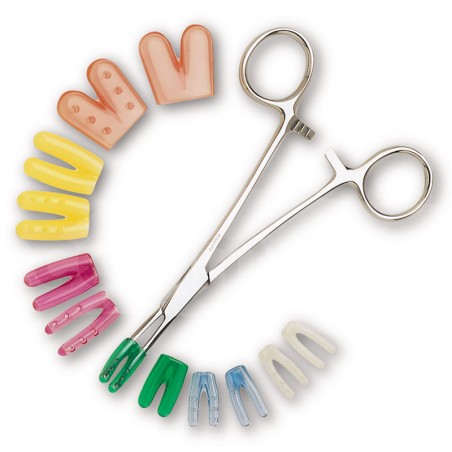 Copripunta colore arancione perforato trasparente