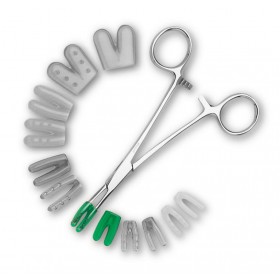 Copripunta colore verde perforato trasparente