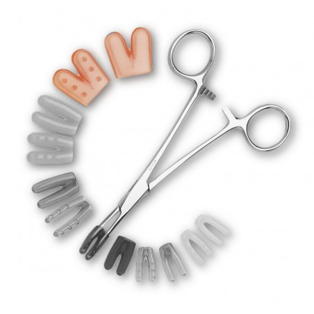 Copripunta colore arancione perforato trasparente