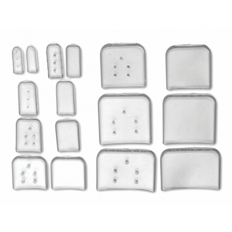 Protezione per osteotomo trasparente, ventilata, 6mm