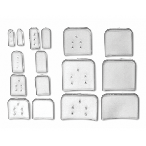 Protezione per osteotomo trasparente, ventilata, 6mm
