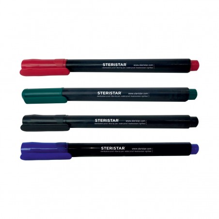 Pennarello autoclavabile colore nero, punta 1 mm