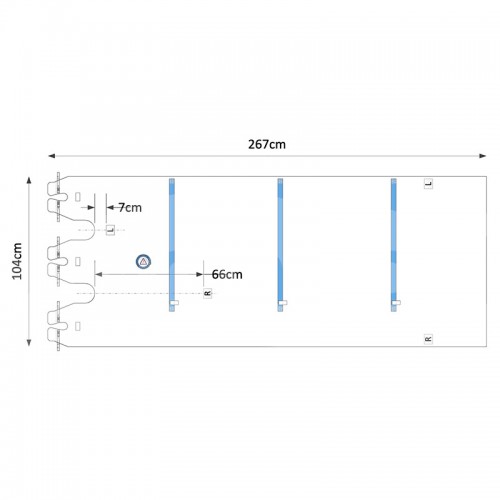 Coprimicroscopio per Leica Lente 70mm 104x267 cm