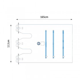 Copertura sterile per microscopio Leica Lente 70mm 112x165 cm