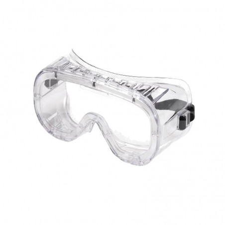 Occhiale pluriuso a mascherina con fascia elastica