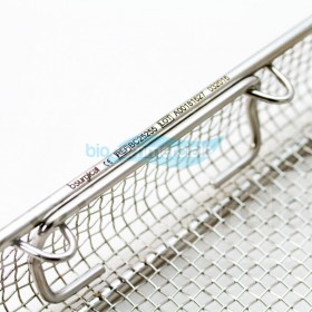 Paniere grigliato in filo di acciaio 540x250x30 mm 2