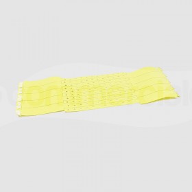 Bracciali di identificazione adulto in vinile colore giallo