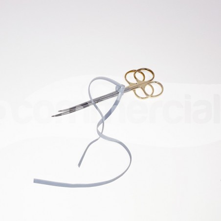 Laccio grigio 50 cm sterilizzabile