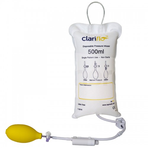 Premisacca monouso da 500ml con pistone indicatore e pompa