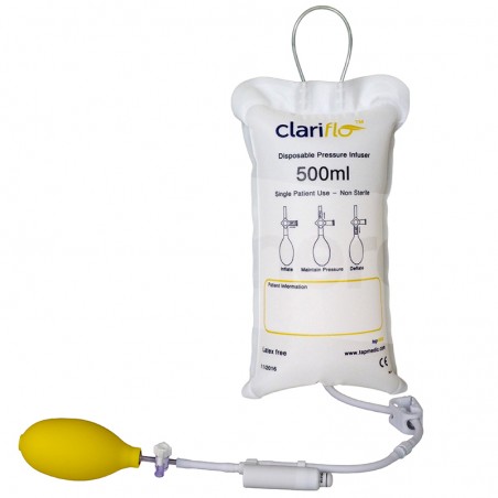 Premisacca monouso da 500ml con pistone indicatore e pompa