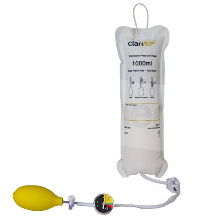 Premisacca mono paziente da 1000ml con manometro