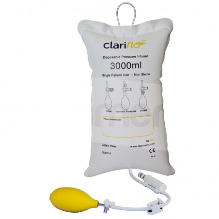 Premisacca da 3000ml mono paziente con indicatore di pressione