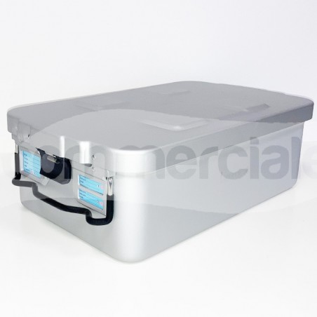 Container per sterilizzazione a vapore 465x280x150 mm grigio
