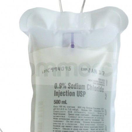 Premisacca monouso da 500ml con pistone indicatore e pompa