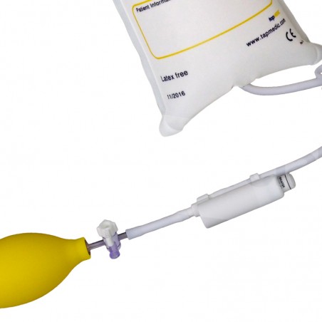 Premisacca monouso da 500ml con pistone indicatore e pompa