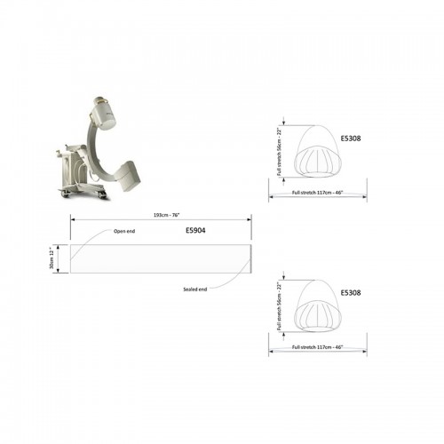 Copertura sterile Arco a C per sistemi Philips BV25/BV26/Libra