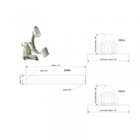 Copertura sterile Arco a C Philips BV25/BV26/Libra 6”