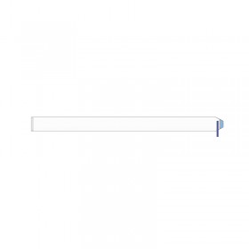 Copritelecamera con punta elastica blu 18x244cm