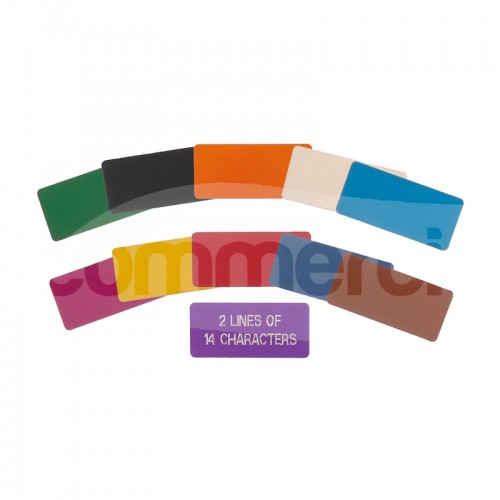 Targhetta verde per container container Genesis