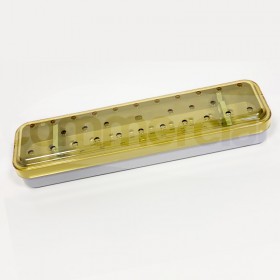 Vassoio per n. 2 ottiche con supporti 13mm e 7 mm