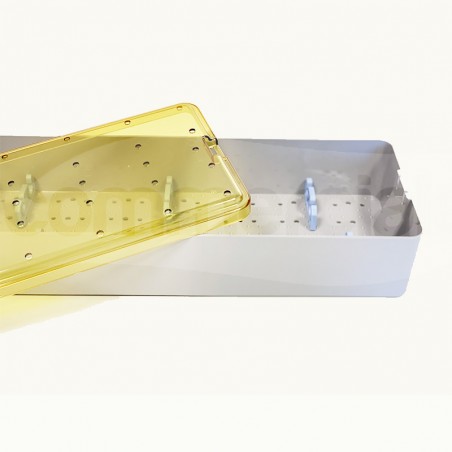 Vassoio per n.4 ottiche con supporti 13mm, 10mm e 7 mm