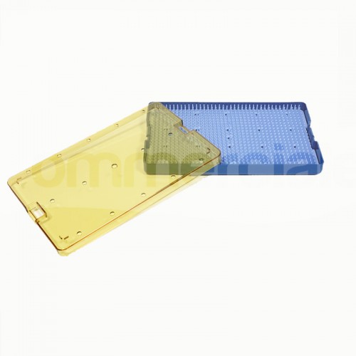 Vassoio con coperchio e tappeto in silicone