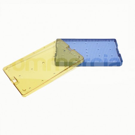 Vassoio con coperchio e tappeto in silicone