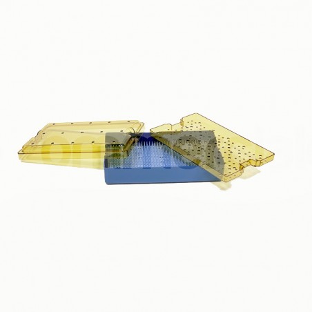 Vassoio con coperchio, inserto aggiuntivo e tappeto in silicone