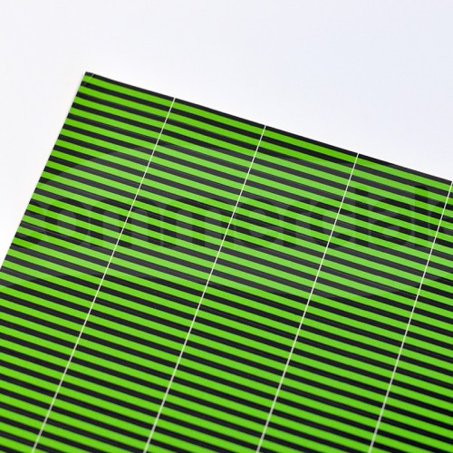 Nastri identificativi adesivi pretagliati colore verde lime