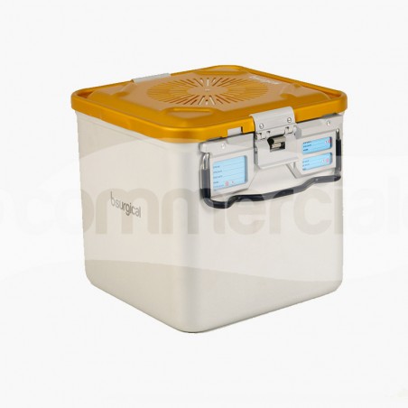 Container piccolo h260 mm con filtro colore giallo