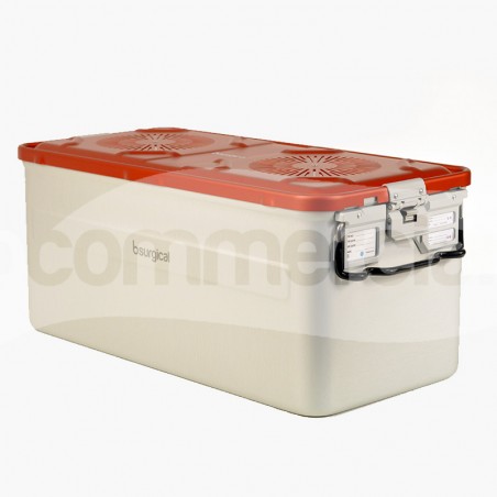 Container grande h260mm colore rosso