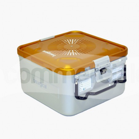 Container piccolo h150 mm con filtro colore giallo