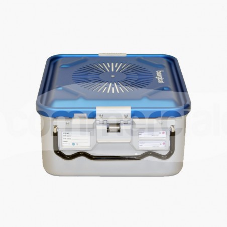 Container piccolo h150 mm con filtro colore blu