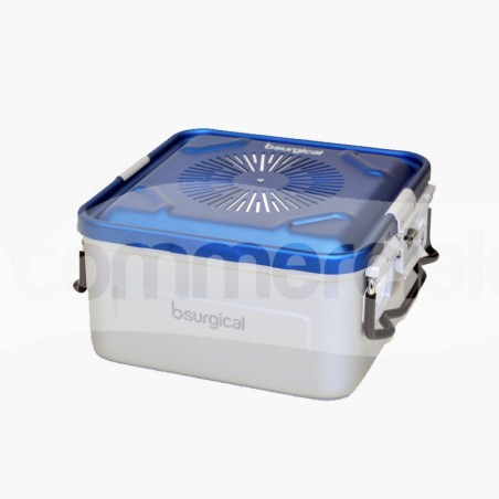 Container piccolo h150 mm con filtro colore blu