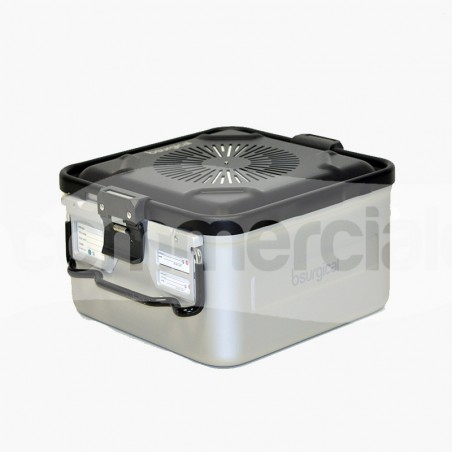 Container piccolo h150 mm con filtro colore nero