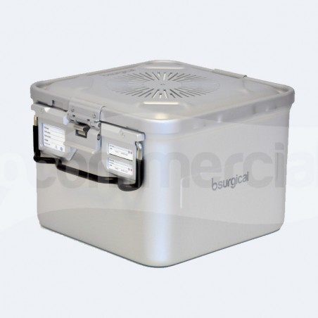 Container piccolo h200 mm con filtro colore grigio