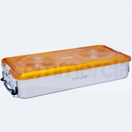 Container completo 1/1unità h100 colore giallo