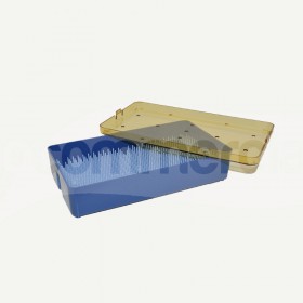 Vassoio con coperchio e tappeto in silicone