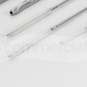 Spazzola pluriuso per cannulati extra rigida 3mm x 45 cm