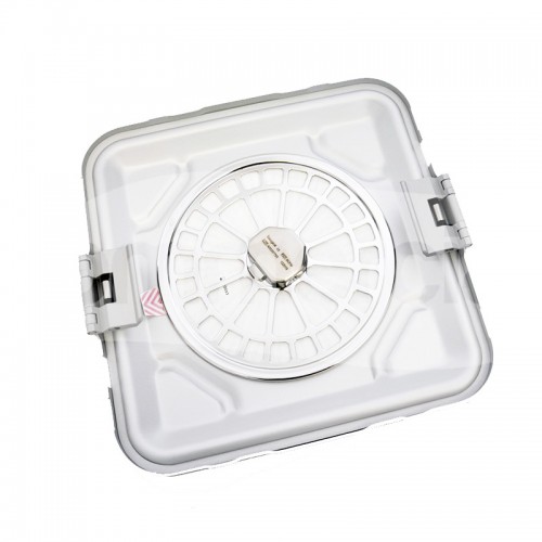 Coperchio container 1/2 unità colore grigio con filtro