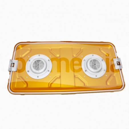 Coperchio container 1/1 unità colore giallo con valvola