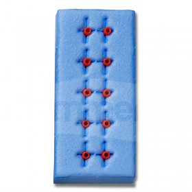 Suture booties standard colore rosso