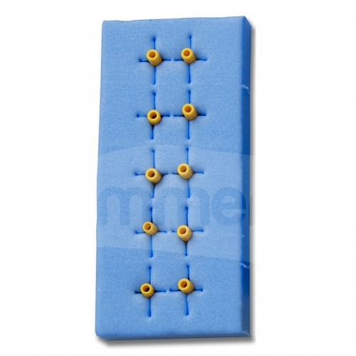 Suture booties standard colore giallo