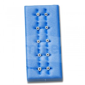 Suture booties standard colore bianco