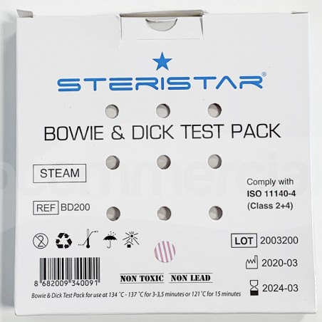 Bowie Dick test pacco pronto